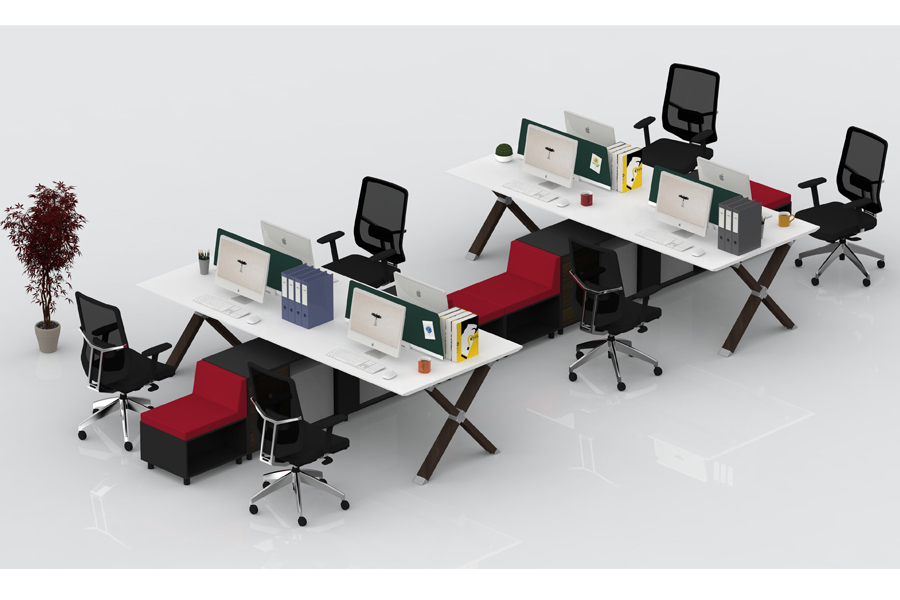 員工(gōng)卡座桌